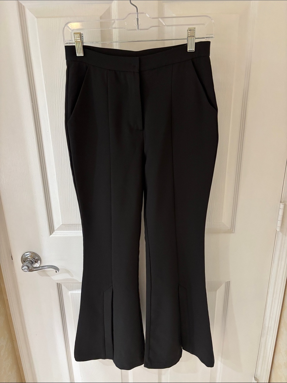 Women’s Black Flared Dress Pants